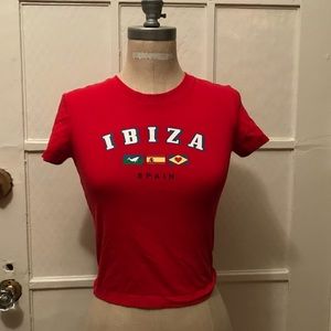 Ibiza fitted t-shirt
